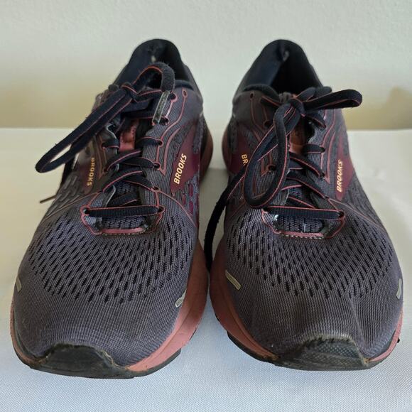 Brooks Womens Adrenaline GTS21 Running Shoes Sneakers Charcoal Gray Size 10 - Picture 3 of 10